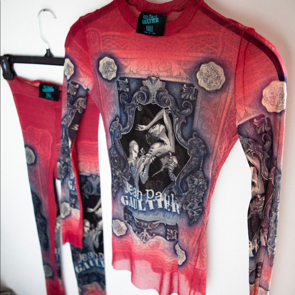 ‼️SOLD‼️Vtg JEAN PAUL GAULTIER ‘95 TOP PANTS SET - Picture 2 of 10